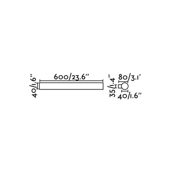 Бра для ванной комнаты Volga хром 12W от интернет-магазина IDODOM.RU