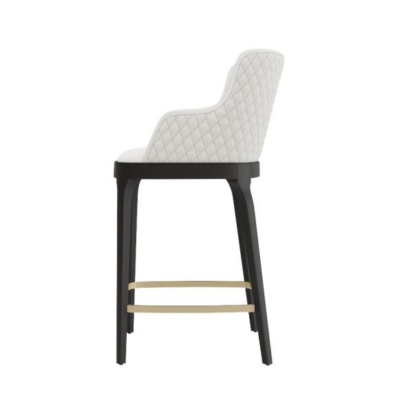 Кресло полубарное Magda, массив бук, рогожка белый от интернет-магазина IDODOM.RU