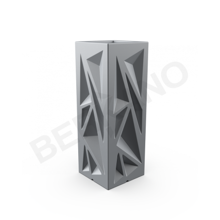 Кашпо Icelandic Vertical DB Concrete Gray