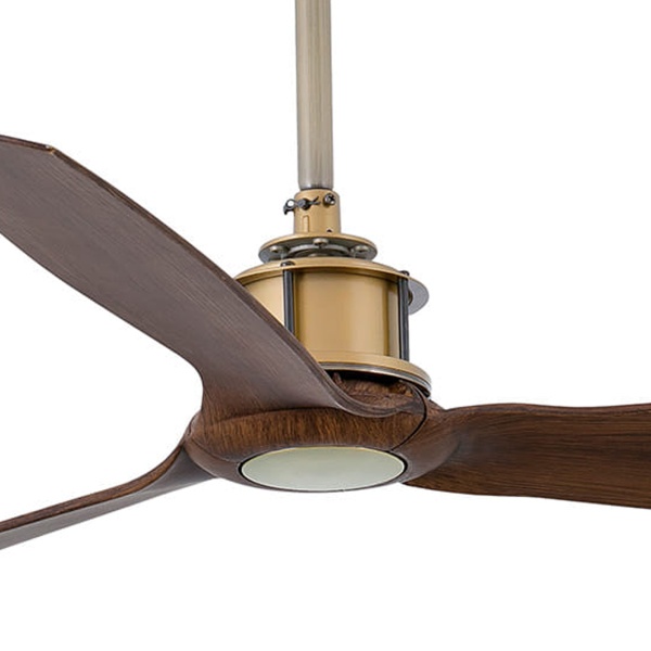 JUST FAN Потолочный вентилятор золото/дерево 3 Ш128 от интернет-магазина IDODOM.RU