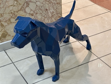 Питбуль(Геймдог).   Финиш: окрашивание по каталогу цветов Rall. Цвет Синий. от интернет-магазина IDODOM.RU