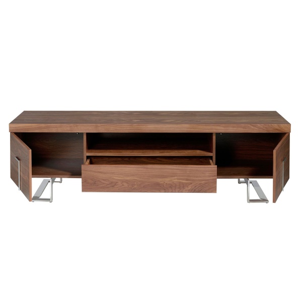 Тумба под ТВ MF2103TV /3222 из ореха и хромированной стали от интернет-магазина IDODOM.RU