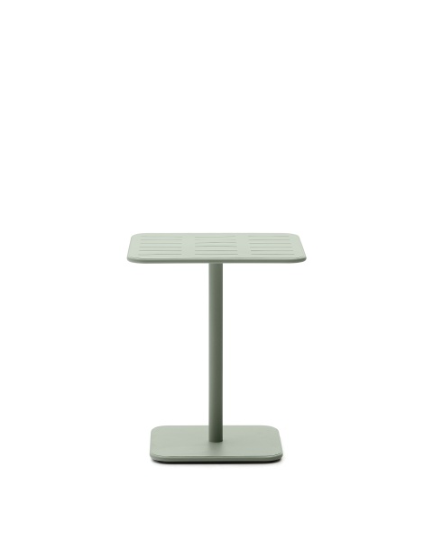 Уличный стол Brai из оцинкованной стали бирюзового цвета 70 x 70 см от интернет-магазина IDODOM.RU