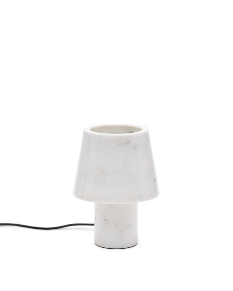 Настольная лампа Alaro из белого мрамора от интернет-магазина IDODOM.RU
