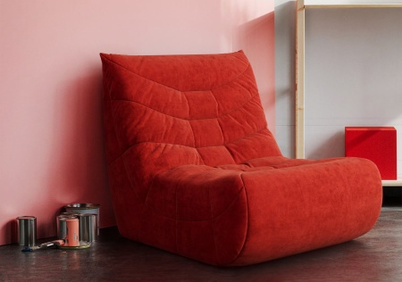 Бескаркасное кресло Смайл - Мисс микрошенилл