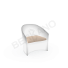 Кресло Oasis Snow White Light, Milk