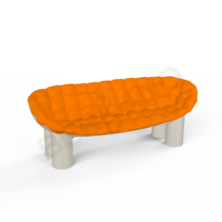 Диван SLON Bone Brown, Orange