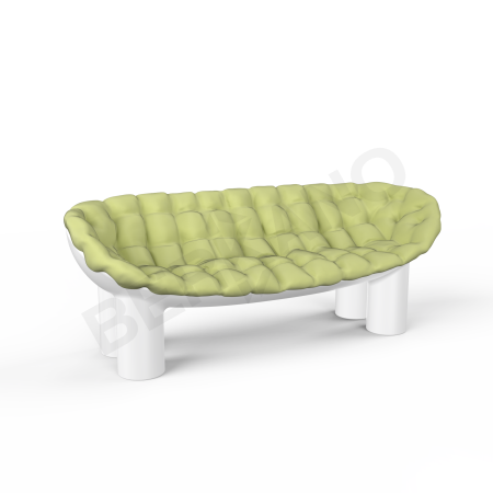 Диван SLON Snow White, Green