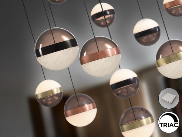 Люстра Orbes 13L черный/медный/латунный от интернет-магазина IDODOM.RU