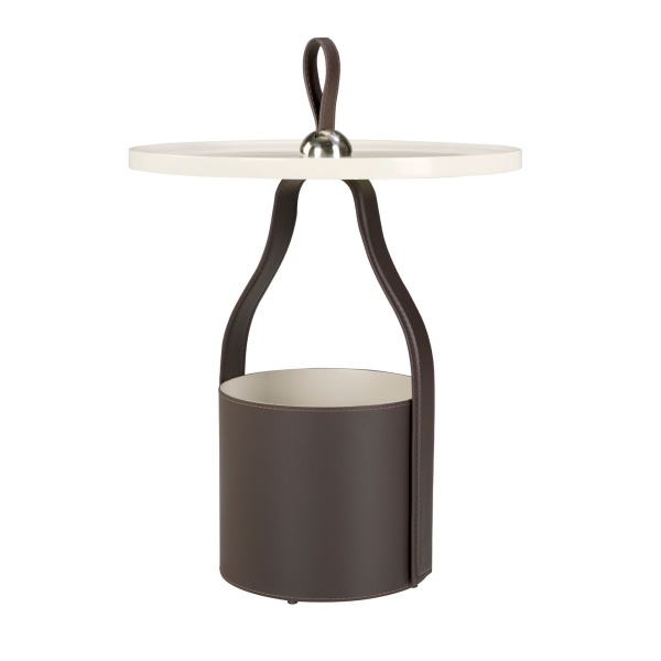 Круглый угловой стол BRC6589 /2067 с ручкой из кожзама от интернет-магазина IDODOM.RU