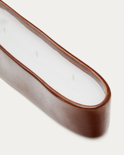 Sapira Свеча керамическая коричневая 6 x 34,5 см от интернет-магазина IDODOM.RU