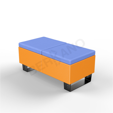 Скамейка Brick 120 Orange, Navy