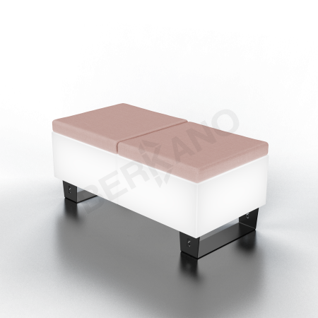 Скамейка Brick 120 Snow White Light, Cappuccino