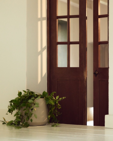 Кашпо Calun керамика бежевого цвета Ø 32 см от интернет-магазина IDODOM.RU