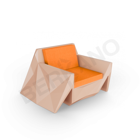 Кресло Quaro с подушками Terracotta, Orange