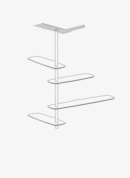 Полка угловая Unica Configuration 09 от интернет-магазина IDODOM.RU