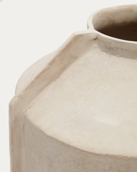 Meja Ваза из папье-маше бежевого цвета 38 см от интернет-магазина IDODOM.RU