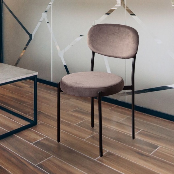 Стул Mason, бархат пепельно-бежевый 25 от интернет-магазина IDODOM.RU