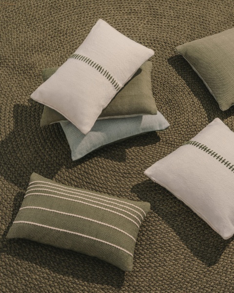 Despas Зеленый круглый ковер из синтетических волокон от интернет-магазина IDODOM.RU