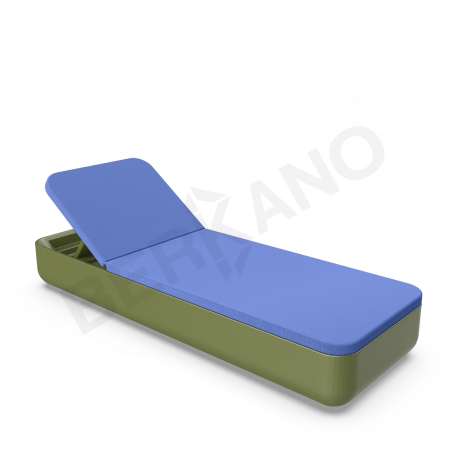 Шезлонг Grace Olive green, Navy