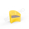Кресло Oasis Yellow, Gray