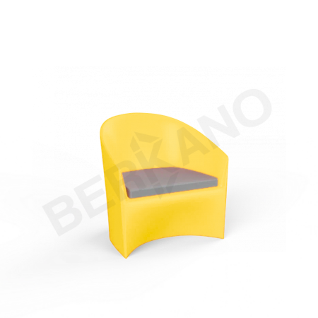 Кресло Oasis Yellow, Gray