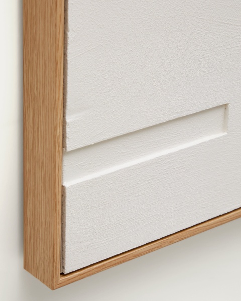 Sefri Картина с круглыми геометрическими фигурами белого цвета 60 х 90 см от интернет-магазина IDODOM.RU