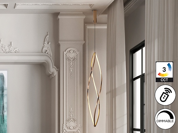 Adele Подвесной светильник розовое золото от интернет-магазина IDODOM.RU