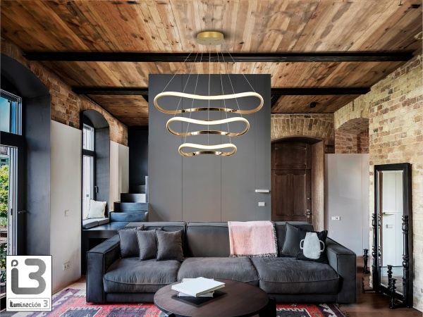 Люстра Naos 3L золотая D80 от интернет-магазина IDODOM.RU