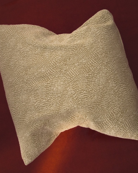 Чехол на подушку Junie из бежевого хлопкового жаккарда 50 x 50 с от интернет-магазина IDODOM.RU