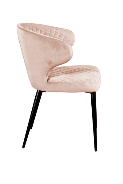 Стул Richard ромб, бархат светло-бежевый 2 от интернет-магазина IDODOM.RU