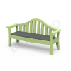 Скамейка Province Spring Green, Dark grey