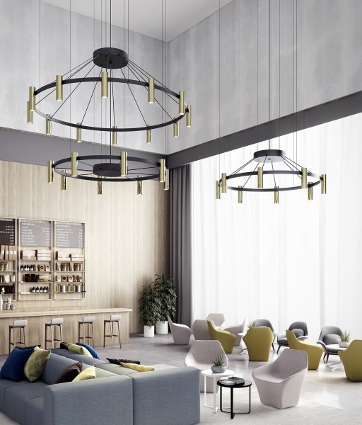 Люстра Laverd LAV_3806S 24 лампы от интернет-магазина IDODOM.RU