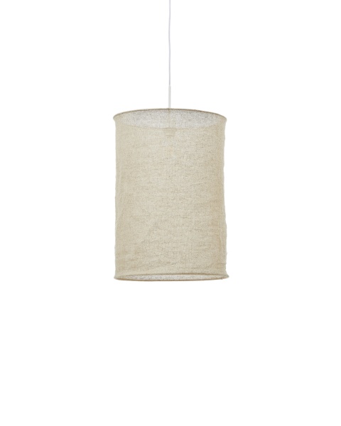 Абажур для потолочного светильника Mariela из льна бежевого цвета Ø 40 от интернет-магазина IDODOM.RU