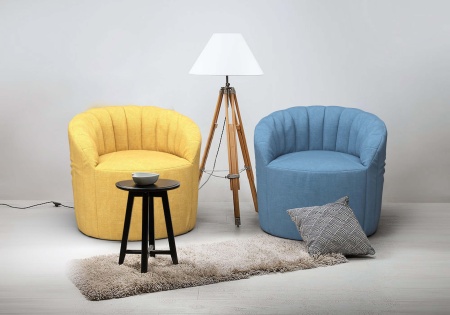 Бескаркасное кресло Шелл - Ромео микророгожка