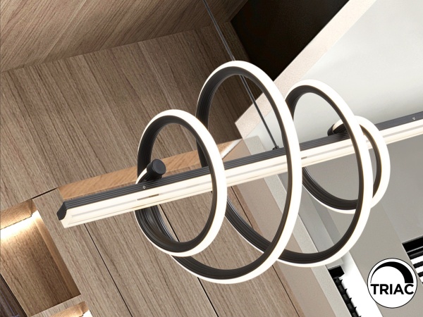 Люстра Tornado черная от интернет-магазина IDODOM.RU