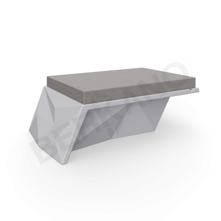 Угловой модуль Quaro с подушками Concrete Gray, Graphite