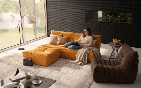 Кресло ДеФранс™️ 1-местное - Эконом микровелюр