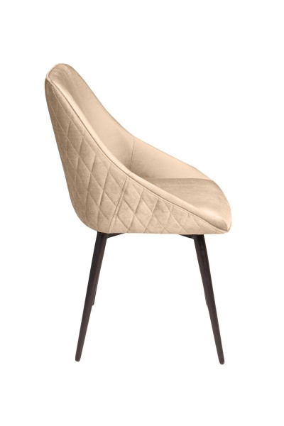 Стул Neo ромб, поворотный на 360 градусов, бархат бежевый 5 /опора конус от интернет-магазина IDODOM.RU