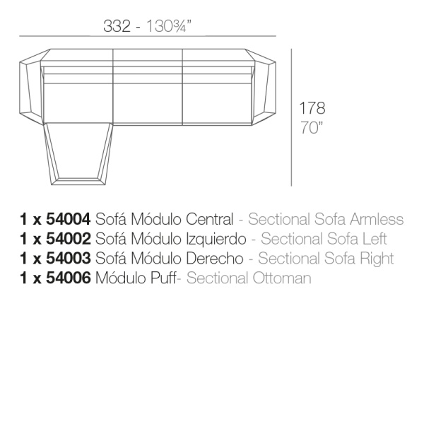 Диван модульный Faz от интернет-магазина IDODOM.RU