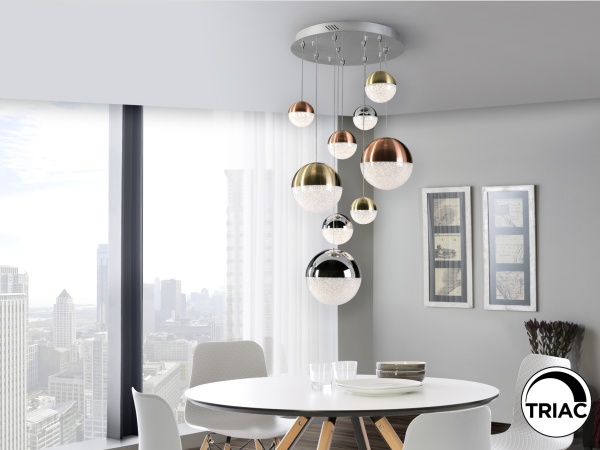 Подвесной светильник Sphere 9L LED Ø50 DIM разноцветный от интернет-магазина IDODOM.RU