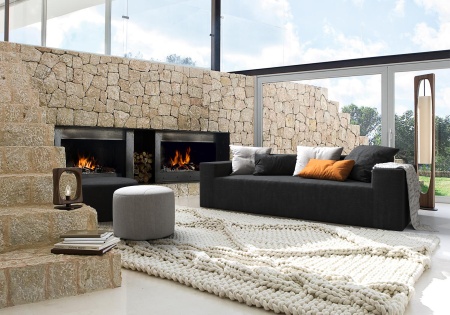 Модуль диван Драм Д-101 - Оксфорд искусственная замша