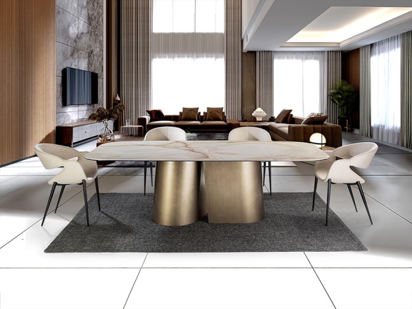 Numa Обеденный стол 240 -латунный от интернет-магазина IDODOM.RU