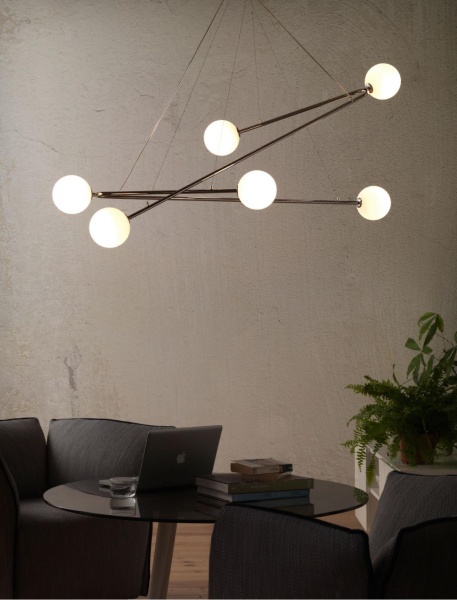 Люстра Endo 6L хром от интернет-магазина IDODOM.RU