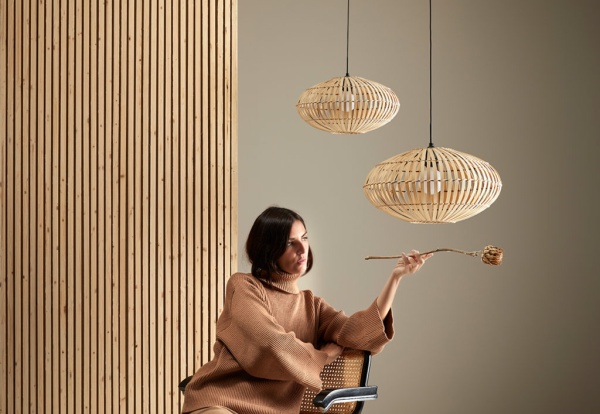 Подвесной светильник Anya черный металл Ø 50 cm от интернет-магазина IDODOM.RU