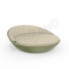 Шезлонг Riviera Olive Green, Bone Brown