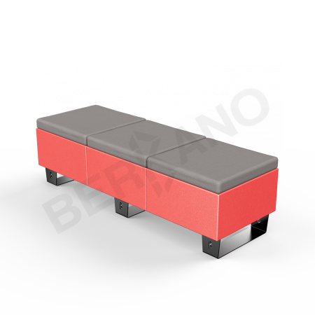 Скамейка Brick 180 Chili Red, Graphite