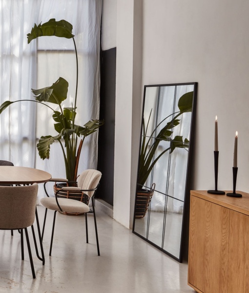 Ulrica Зеркало из черного металла 100 x 160 см от интернет-магазина IDODOM.RU