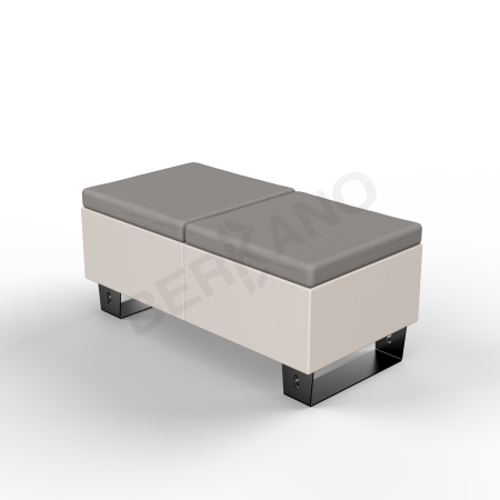 Скамейка Brick 120 Cappuccino, Graphite