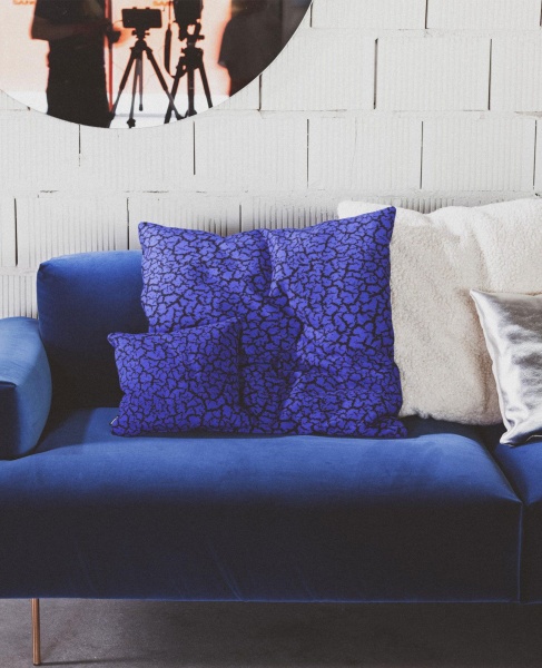 Подушка Rift Blue 66*66 от интернет-магазина IDODOM.RU